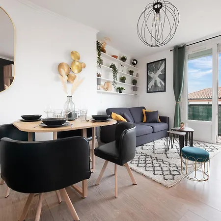 Apartman T2 Havre De Paix Centre - 5 Min Metro St Cyprien *